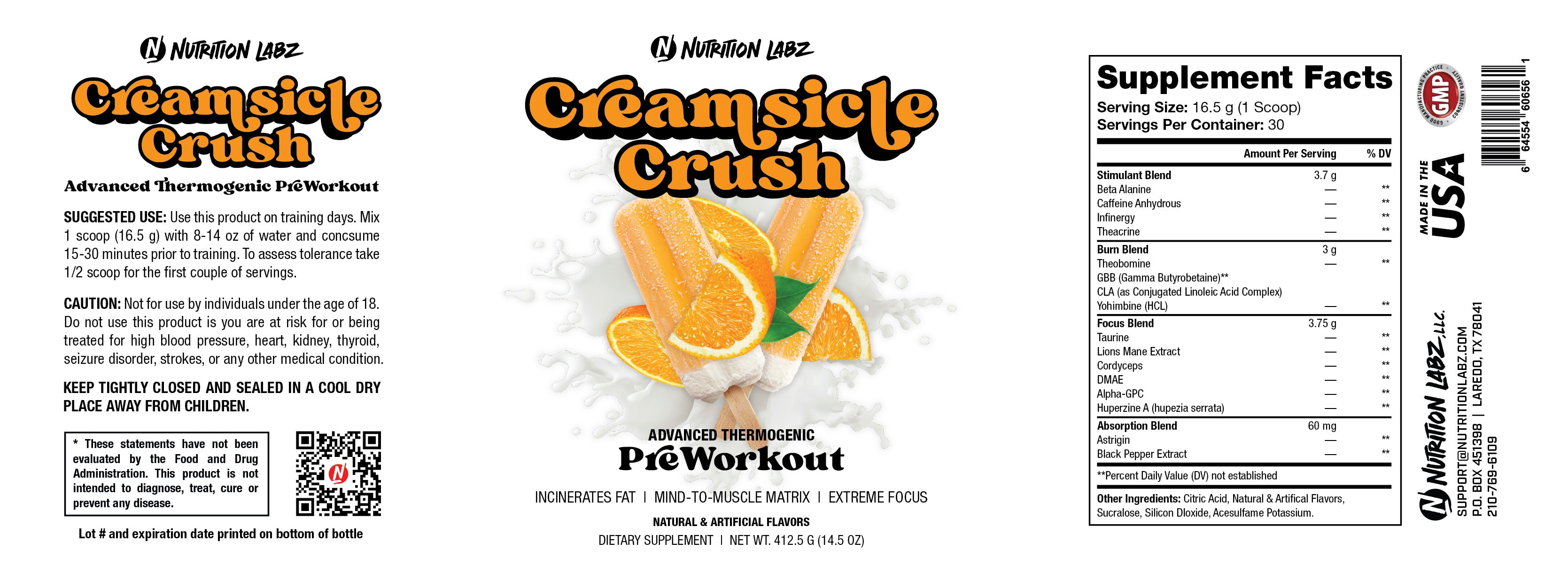 Nutrition Labz™️ – Advanced Thermogenic PreWorkout