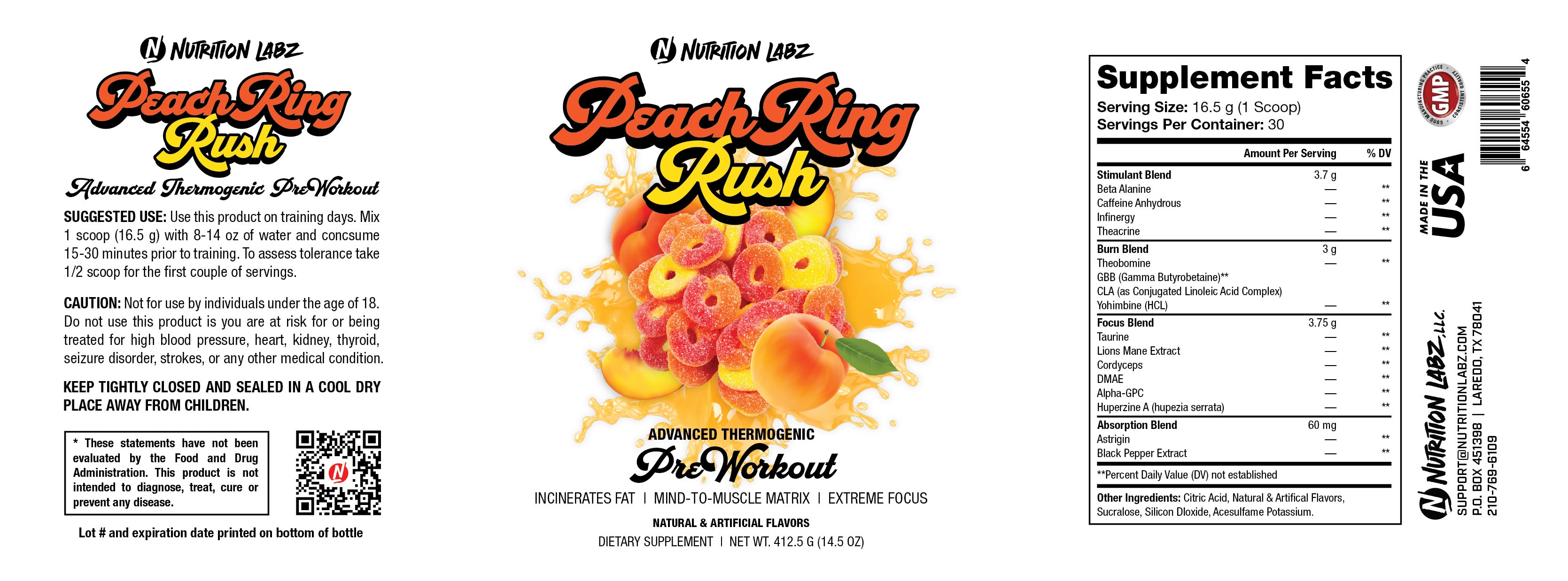 Nutrition Labz™️ – Advanced Thermogenic PreWorkout